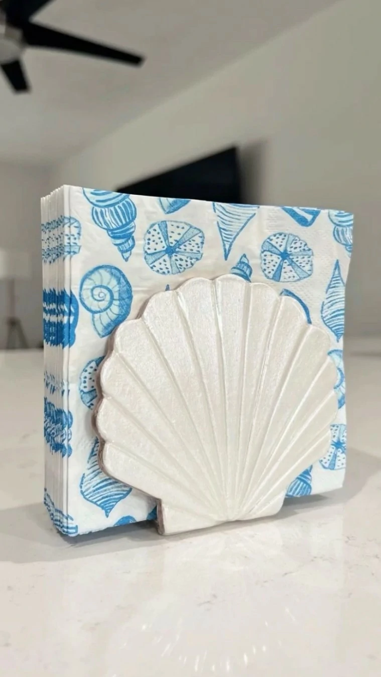 Clay incense holder catching soft light