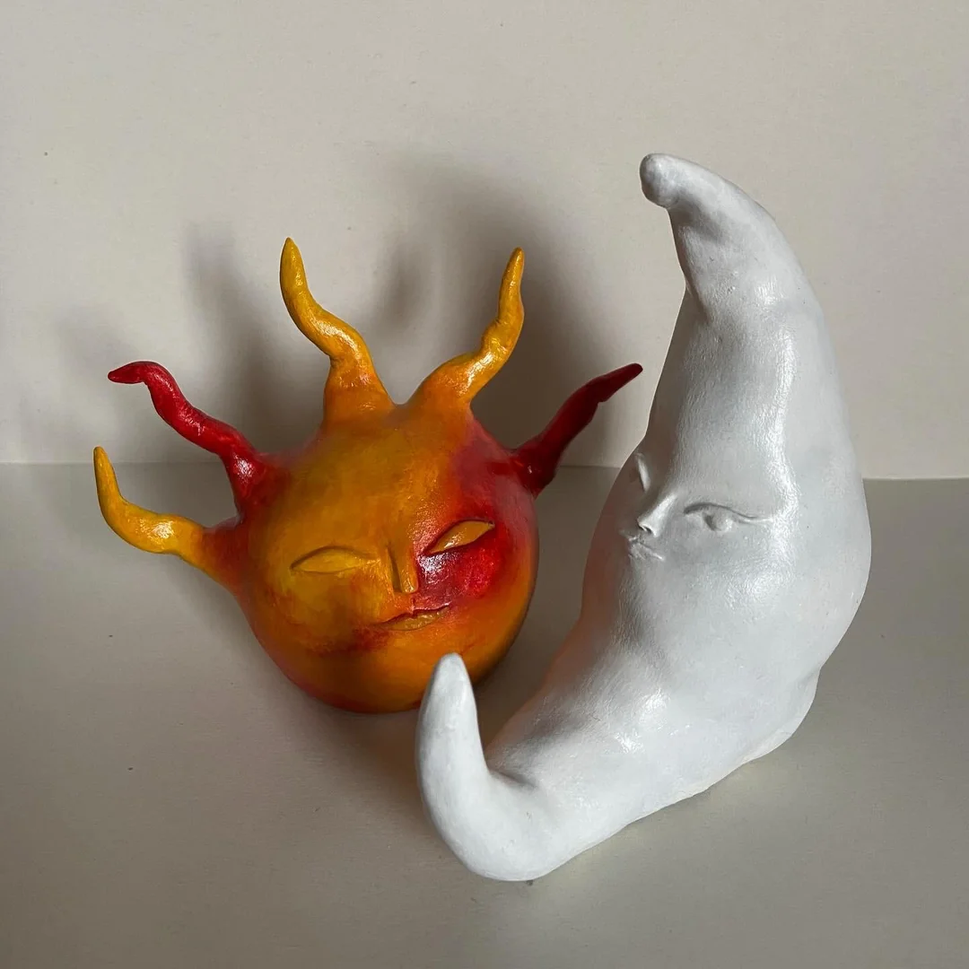 Member's handmade clay piece